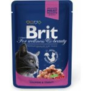 Product detail of Brit Premium Cat kapsa with Salmon & Trout 100g + Množstevní sleva