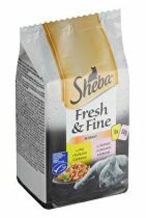Product detail of Sheba kapsa Fresh&Fine kuře a losos 6x50g + Množstevní sleva