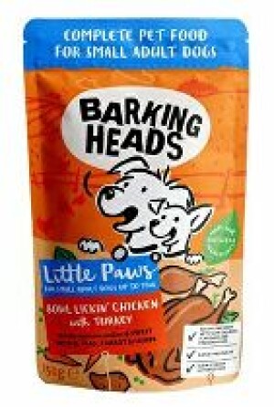 Product detail of BARKING HEADS Litt.Paws Lickin' Chick+Tur kapsička150g + Množstevní sleva