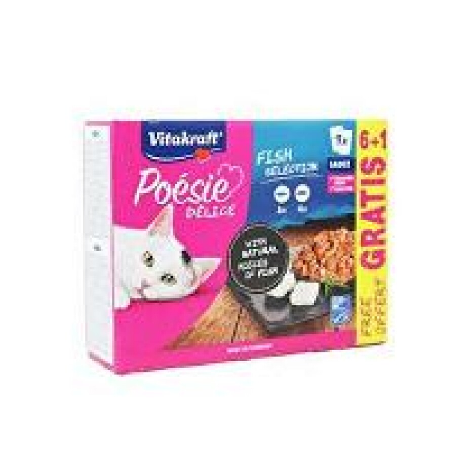 Vitakraft Cat Poésie DéliSauce Multipack rybí 6+1x85g - main (0)