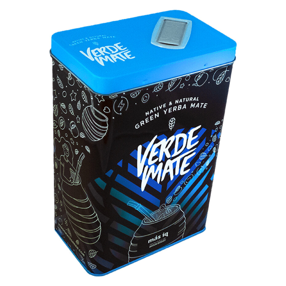 Verde Mate Green Mas IQ Tropical 0,5kg + Plechová dóza Yerbera - main (1)