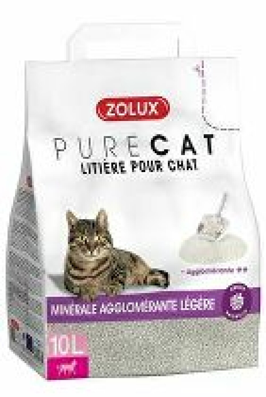 Podestýlka PURECAT premium light clumping 10l Zolux - main (0)