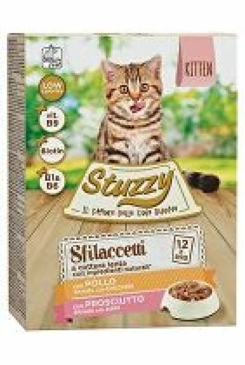 Stuzzy Cat kapsa Kitten kuře/šunka 12X85G + Množstevní sleva - main (0)