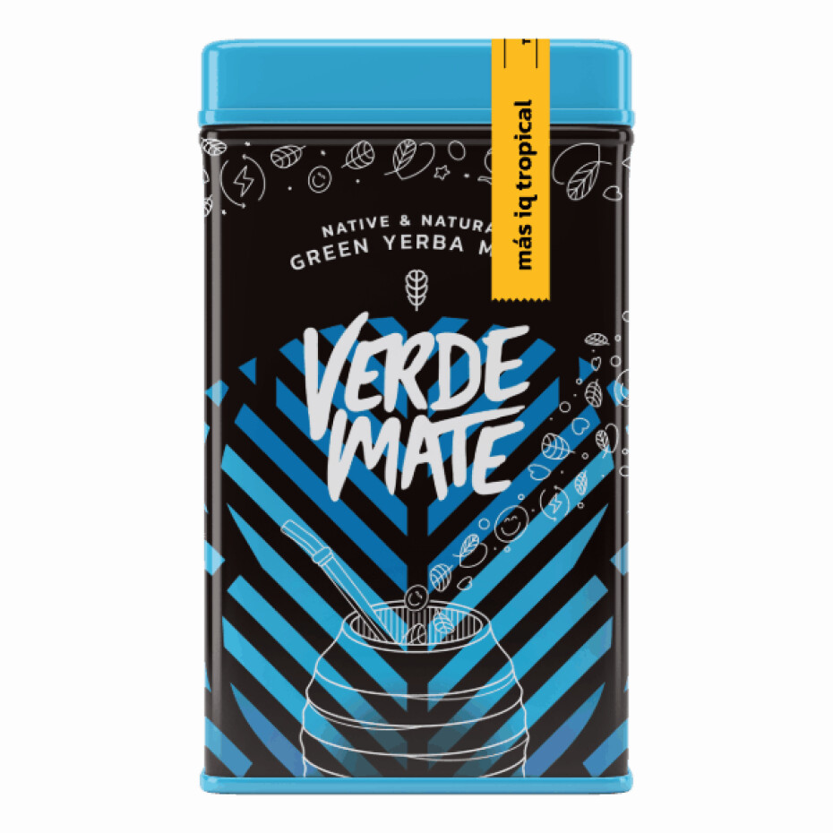 Verde Mate Green Mas IQ Tropical 0,5kg + Plechová dóza Yerbera - main (0)