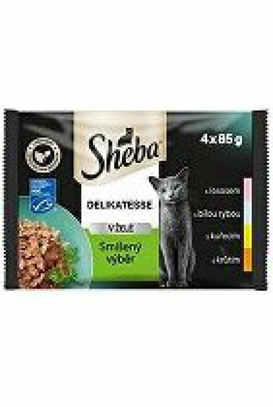 Sheba kapsa Mix výběr v želé 4x85g - main (0)