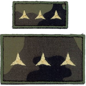 Product detail of Nášivka: Hodnost AČR Nadporučík vz. 95 zelený malá
