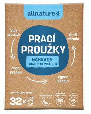 Product detail of Allnature Prací proužky 16 ks (32 praní)