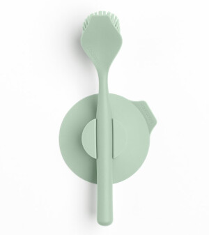 Product detail of Kartáč na mytí nádobí, s přísavkou, zelená, Brabantia