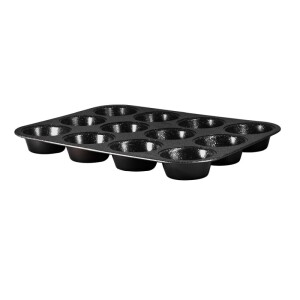Product detail of BERLINGERHAUS Forma na muffiny s nepřilnavým povrchem 12 ks Black Rose Collection BH-1436