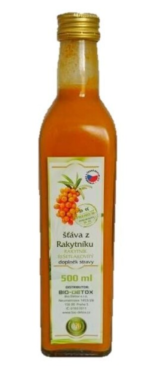 Product detail of Bio-Detox Šťáva z Rakytníku Premium Pure s dužinou