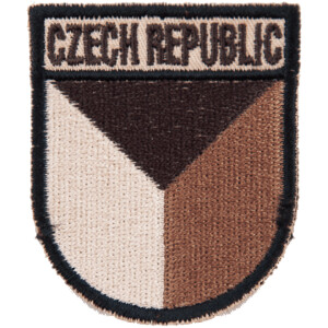 Product detail of Nášivka: CZECH REPUBLIC [pavéza] béžová | hnědá