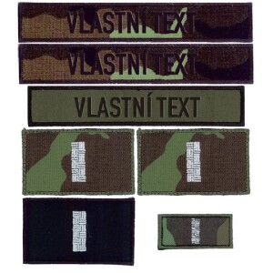 Product detail of Nášivka: Jmenovka AČR - sada s hodnostním označením Rotmistr