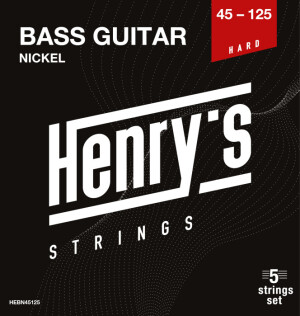Product detail of Henry`s HEBN45125 Bass Nickel - 045“ - 125”