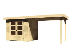 Product detail of Dřevěný domek KARIBU ASKOLA 3 + přístavek 280 cm (77726) natur LG1768