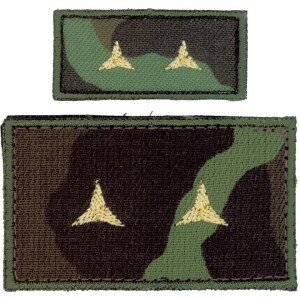 Product detail of Nášivka: Hodnost AČR Poručík vz. 95 zelený velká