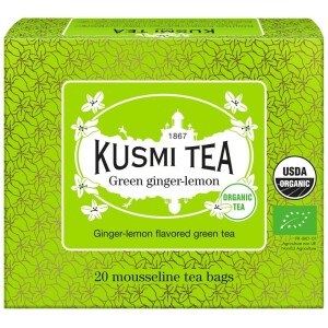 Product detail of Zelený čaj GINGER LEMON, 20 mušelínových sáčků, Kusmi Tea