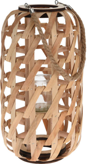 Product detail of PROGARDEN Lucerna na svíčku dřevěná 39 cm  KO-435103000
