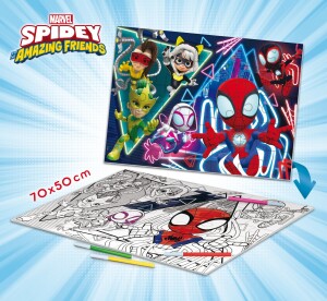 Product detail of Spider-man Spidey Puzzle MAXI-FLOOR 70x50cm 35 dílků dílků