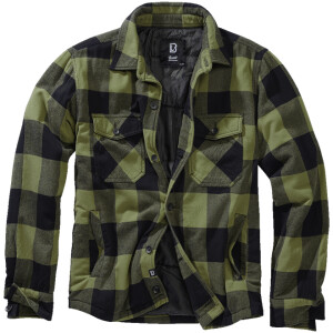 Product detail of Brandit Bunda Lumberjacket černá | olivová 5XL