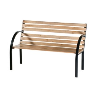 Product detail of LIFETIME GARDEN Zahradní lavice kov/přírodní dřevo ED-239657