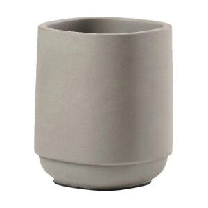 Product detail of Kelímek na zubní kartáčky TIME 10 cm, tmavě šedá, beton, Zone Denmark