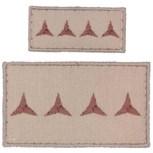 Product detail of Nášivka: Hodnost AČR Kapitán béžová malá