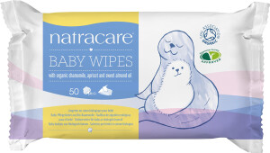 Product detail of Natracare Dětské vlhčené ubrousky ze 100% biobavlny 50 ks