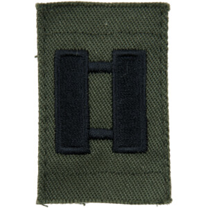 Product detail of Nášivka: Hodnost US ARMY límcová Captain olivová | černá
