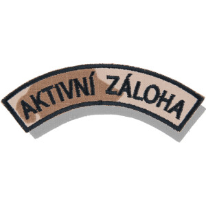 Product detail of Nášivka: AKTIVNÍ ZÁLOHA [ssz] vz. 95 béžový | černá