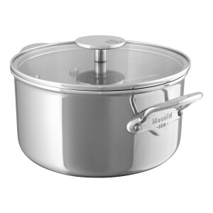 Product detail of Hrnec 20 cm, s nerezovými uchy a skleněnou poklicí, MAUVIEL