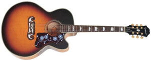 Product detail of Epiphone J-200 EC Studio - Vintage Sunburst