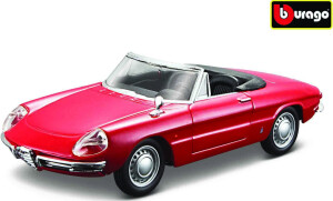 Product detail of Bburago 1:32 Alfa Romeo Spider (1966) Red