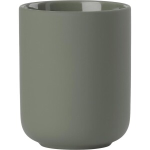 Product detail of Kelímek na zubní kartáčky UME 10 cm, olivově zelená, keramika, Zone Denmark