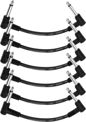 Product detail of Donner EC1048 Guitar Patch Cable 6-Pack