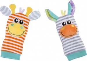 Product detail of Playgro - Chrastící ponožky a náramky pastelové