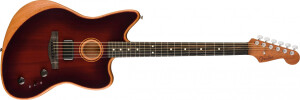 Product detail of Fender American Acoustasonic Jazzmaster All-Mahogany - Bourbon Burst
