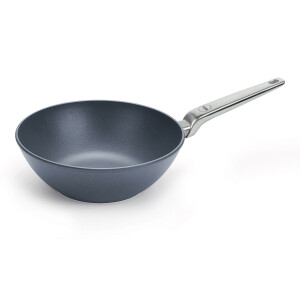 Product detail of Wok na indukci DIAMOND LITE PRO 26 cm, s nerezovou rukojetí, titan, WOLL