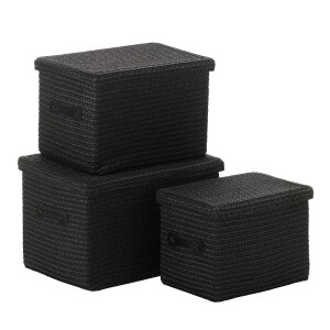 Product detail of KELA Sada košů RIMOSSA 3 ks černá KL-32124