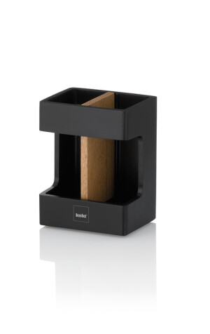 Product detail of KELA Držák na zubní kartáčky Cube polyresin black KL-23688