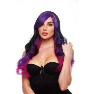 Product detail of Pleasure Wigs Brandi Black & Purple