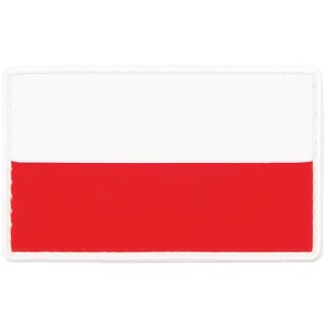 Product detail of Nášivka gumová 3D: Vlajka Polsko