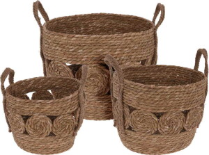 Product detail of PROGARDEN Obal na květináč sada 3 ks pletený KO-KR2002180
