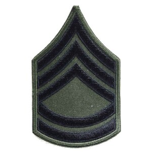 Product detail of Nášivka: Hodnost US ARMY rukávová Sergeant First Class olivová | černá