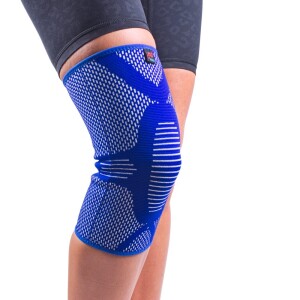 Product detail of Sportago Sportovní bandáž na koleno elastická - modrá - 2 ks