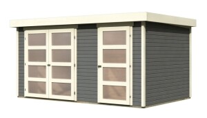 Product detail of Dřevěný domek KARIBU MÜHLENTRUP 2 (23619) šedý LG3004