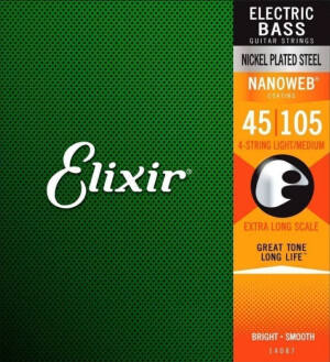 Product detail of Elixir 4 strings NANOWEB Extra Long .045 - .105