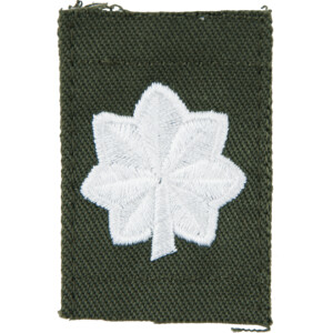 Product detail of Nášivka: Hodnost US ARMY límcová Lieutenant Colonel olivová | bílá