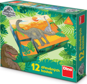 Product detail of JURSKÝ SVĚT 12 Dřevěné licenční kostky
