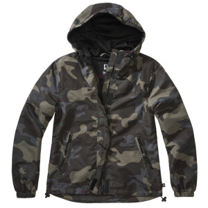Product detail of Brandit Bunda Windbreaker Ladies Summer Frontzip darkcamo XXL