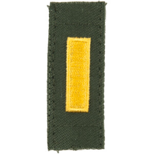 Product detail of Nášivka: Hodnost US ARMY límcová 2nd Lieutenant olivová | žlutá